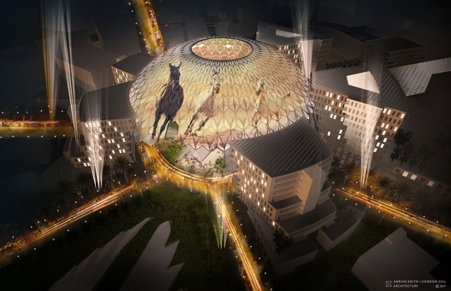 Burj Khalifa Architect To Design Translucent Dome For Dubai Expo 2020 Commercial Interior Design