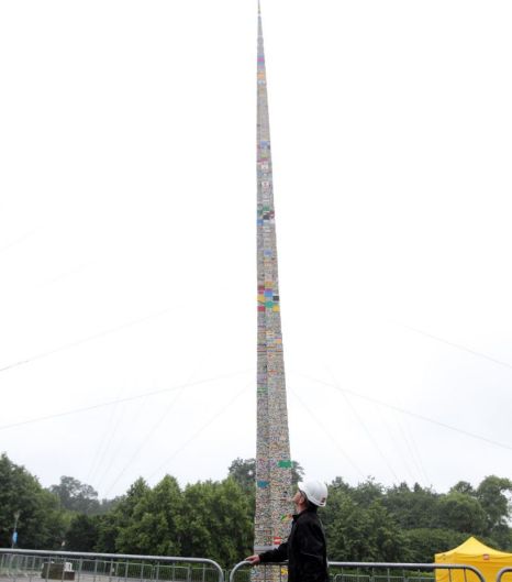 Tallest lego tower hotsell 2020
