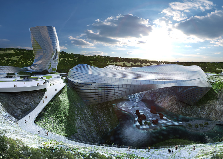 Ice world to be built in quarry Commercial Interior Design