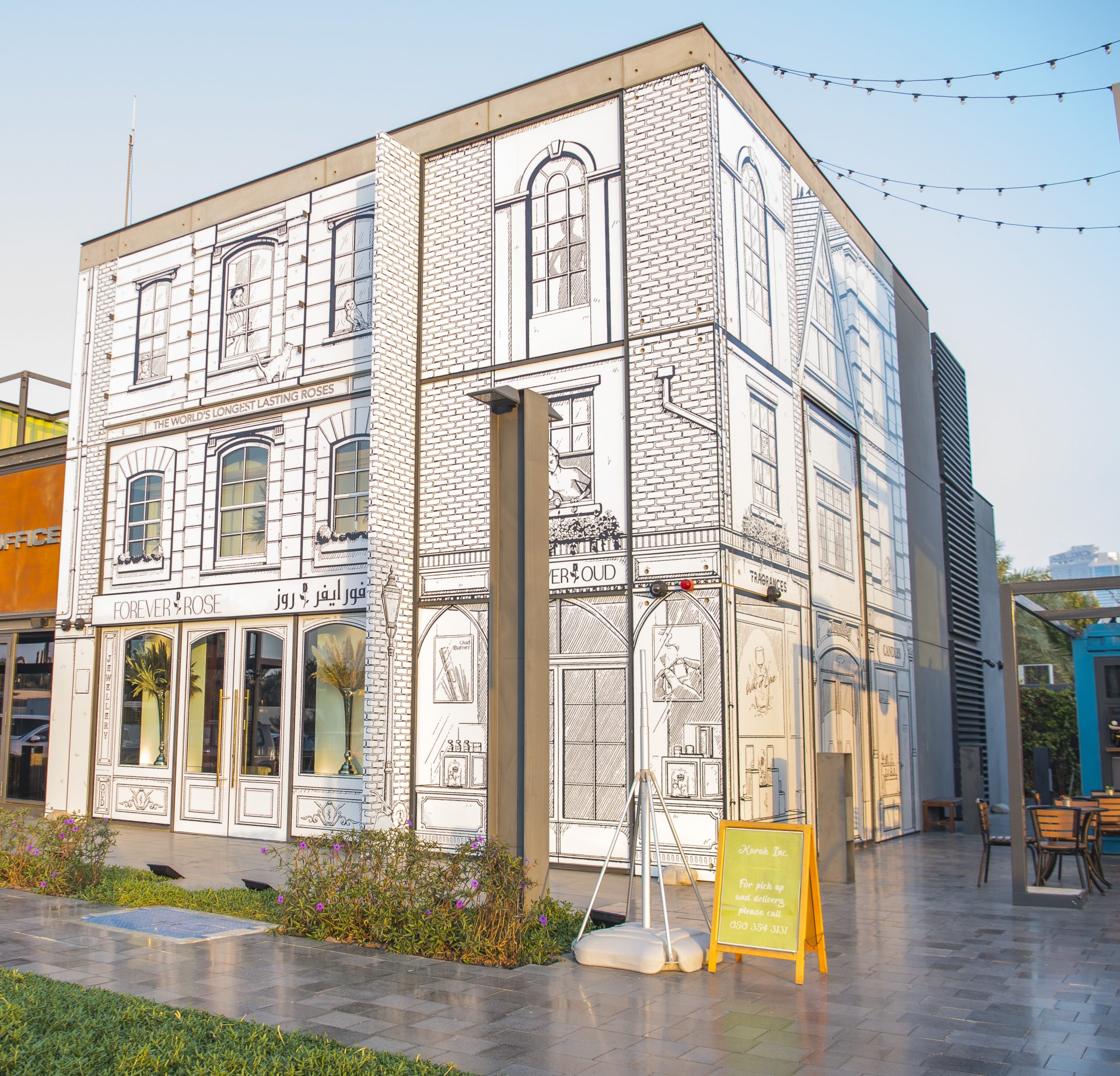 Now Forever Rose has opened an illustration inspired showroom