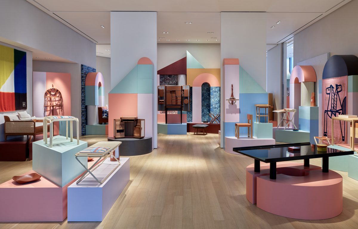 New installation by Hermes stages objects against architectural