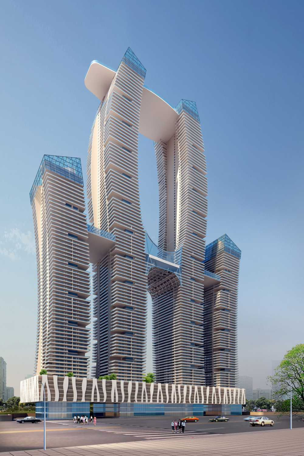 World's tallest twisted towers revealed