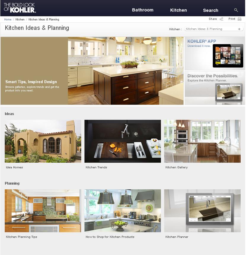 Kohler Launches Online Kitchen Planner