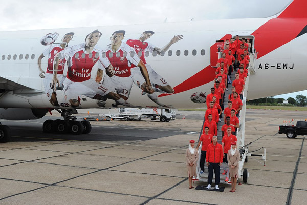 ボーイング 777-200LR Arsenal アーセナル エミレーツ サッカー ボーイング 777-200LR Arsenal アーセナル エミレーツ サッカー