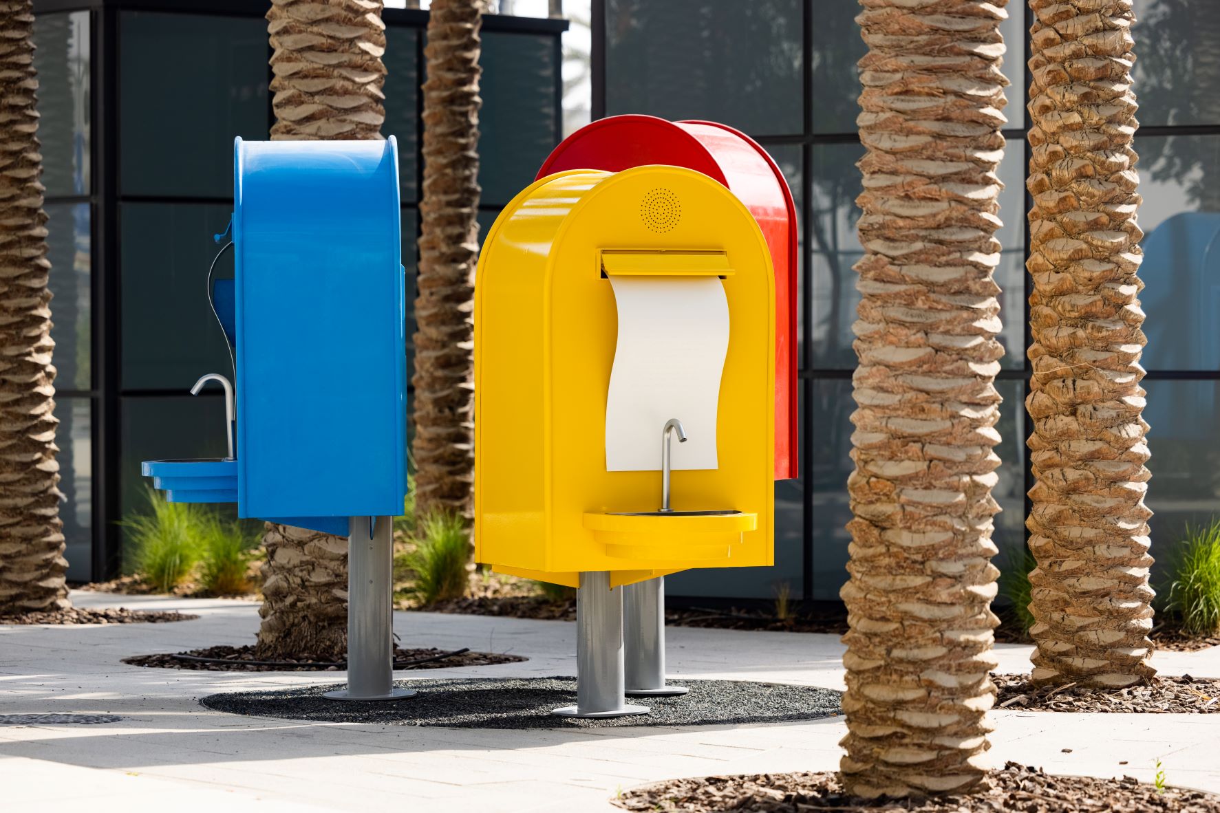 37 aesthetically designed drinking fountains can be seen at Expo 2020 Dubai