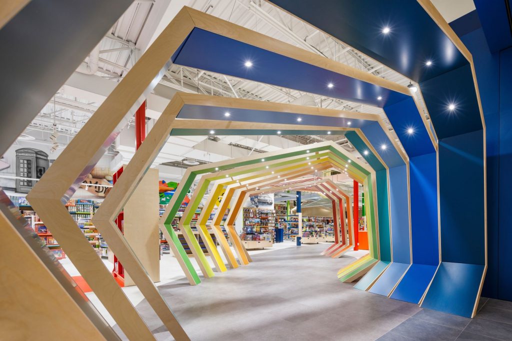 Boutique Imaginaire SaintBruno by Perron Design is a vibrant collectors' kaleidoscope