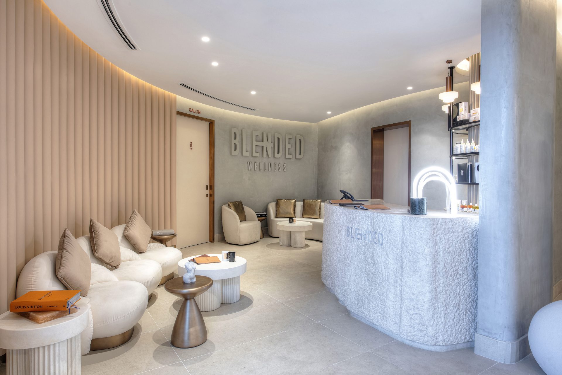 Blended Wellness in Dubai by Bishop Design is a modern day super spa