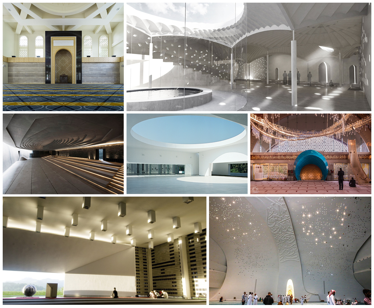 Six contemporary mosque interiors from around the world - Insight