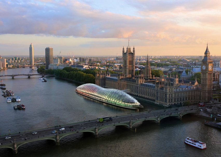 Gensler Releases Video For Firm S Temporary Parliament On River Thames Concept Insight Cid