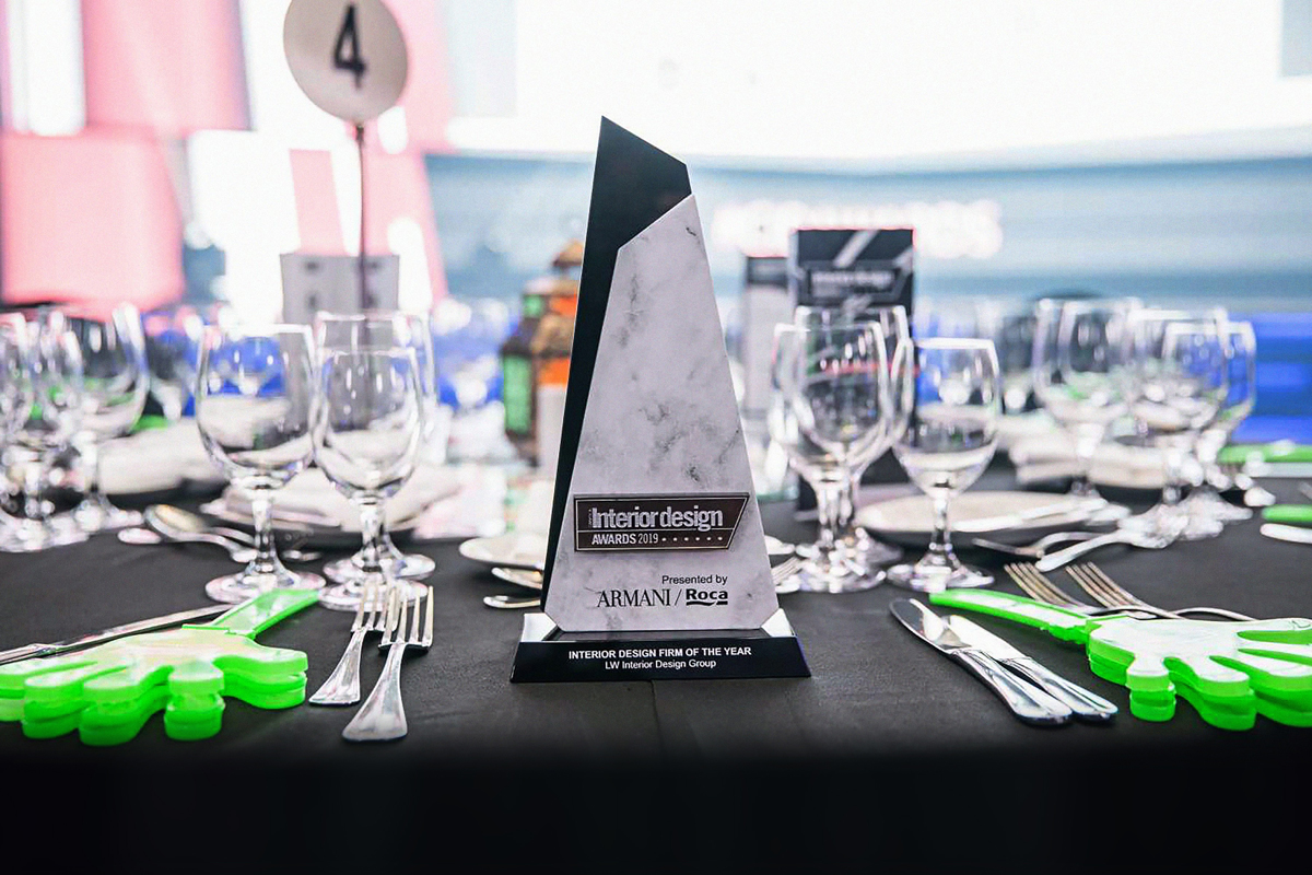 commercial interior design awards dubai burj