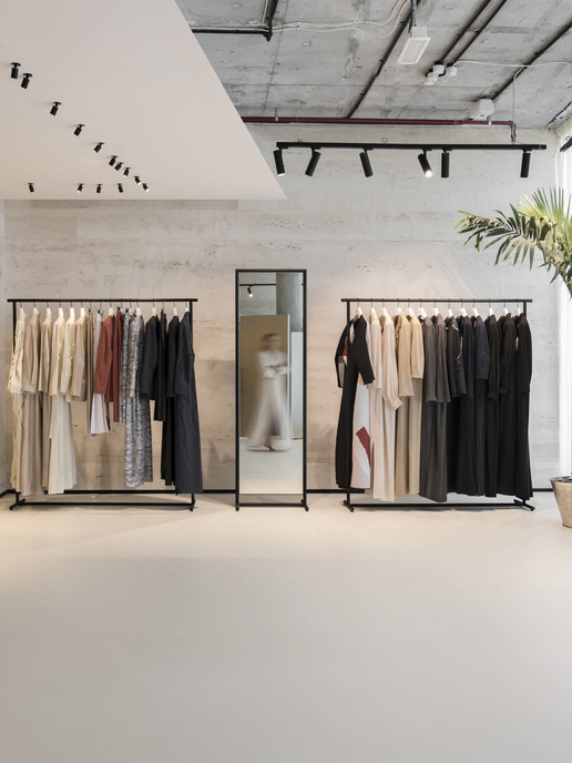 SuperFutureDesign* designs minimalist showroom for abaya brand in d3 ...
