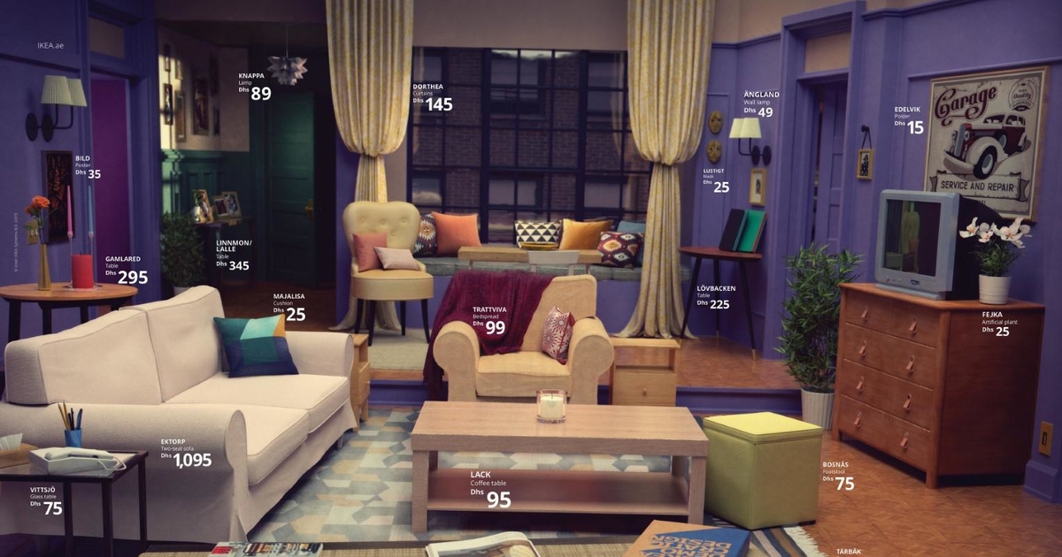 Ikea Uae Recreates Rooms From Tv S Simpsons Friends Stranger Ikea Uae Recreates Rooms From Tv S