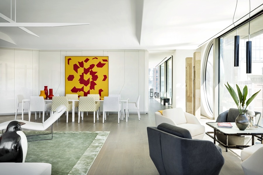 Interiors Revealed For Zaha Hadid S High Line Residential Tower In New York Insight Projects People 520 West 28th New York First Look At Zaha Hadid Interiors High Line Residential Tower