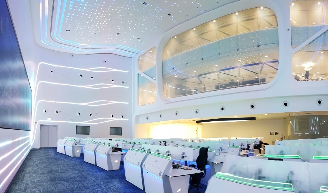 RTA Enterprise Command and Control Centre - Broadway Interiors “RTA sought a unique interior to reflect the building's architecture and embody its progressive approach through a sustainable design to attain Gold LEED accreditation, ensuring all the necessary logistical functionality was achieved. Using organic shapes, soft curves and modern forms with a monochromatic colour pallet, the design allows speedy circulation, visual connection for immediate actions, throughout all five floors, providing key decision making entities full operational control.” CID Awards 2017 shortlist: Public sector