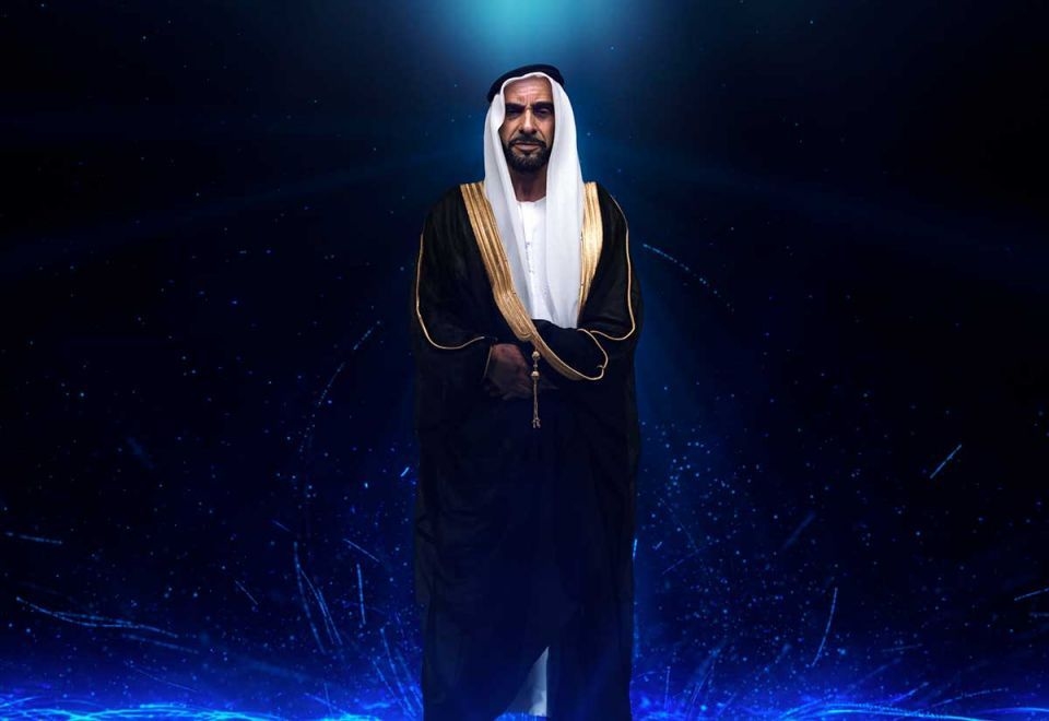 Hologram Of Late Sheikh Zayed Was Created Using 3d Technology