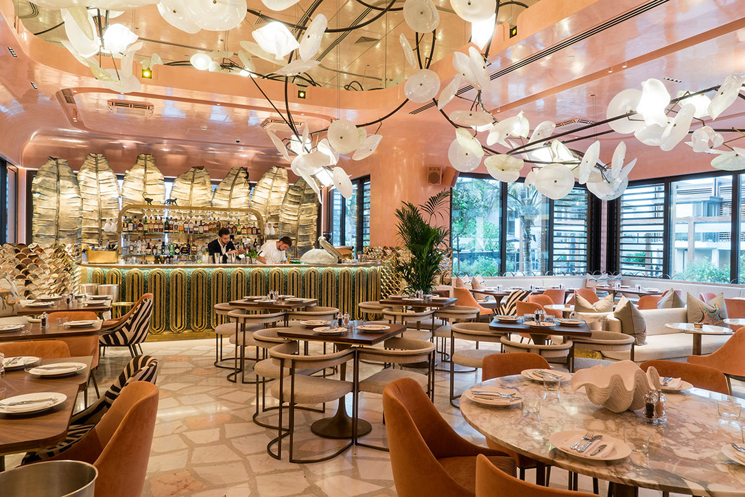 Basstudio Designs Dubai S Flamingo Room By Tashas Inspired Flamingo Room By Tashas Inspired