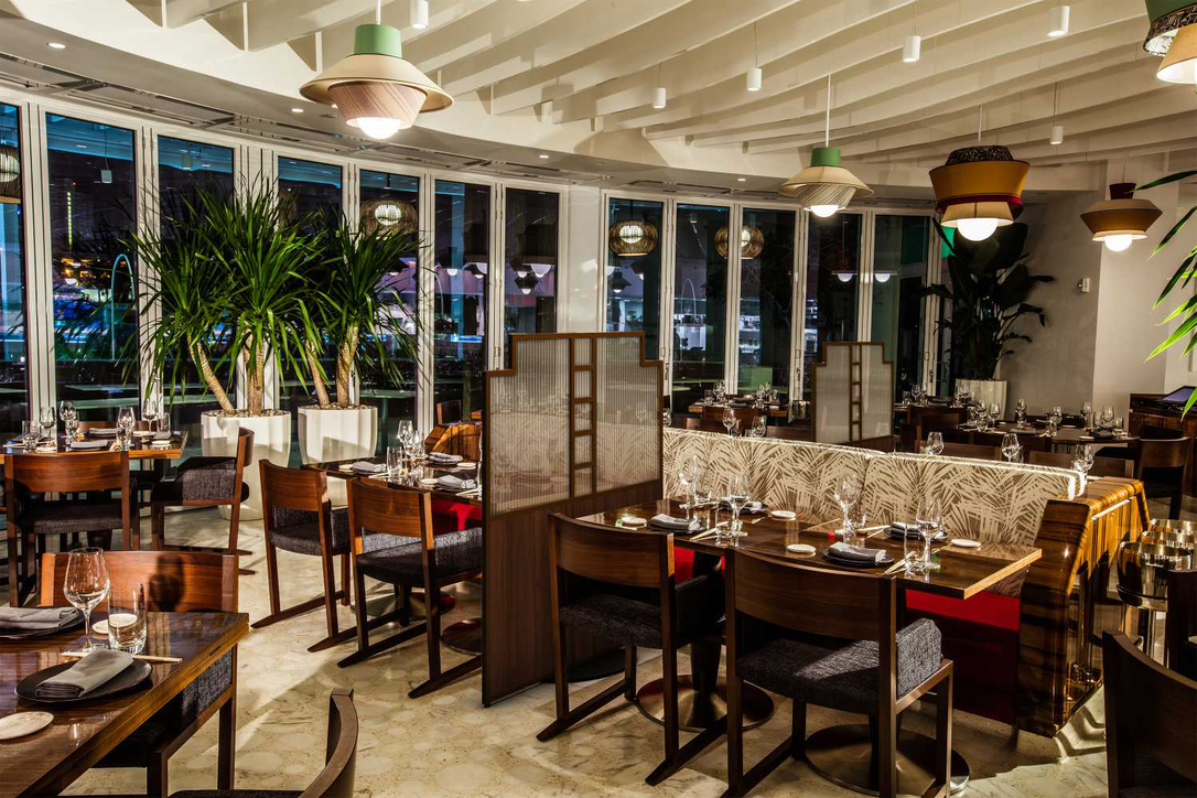 Novikov screen by Tihany Design offers a different look Novikov screen by Tihany Design offers a different look