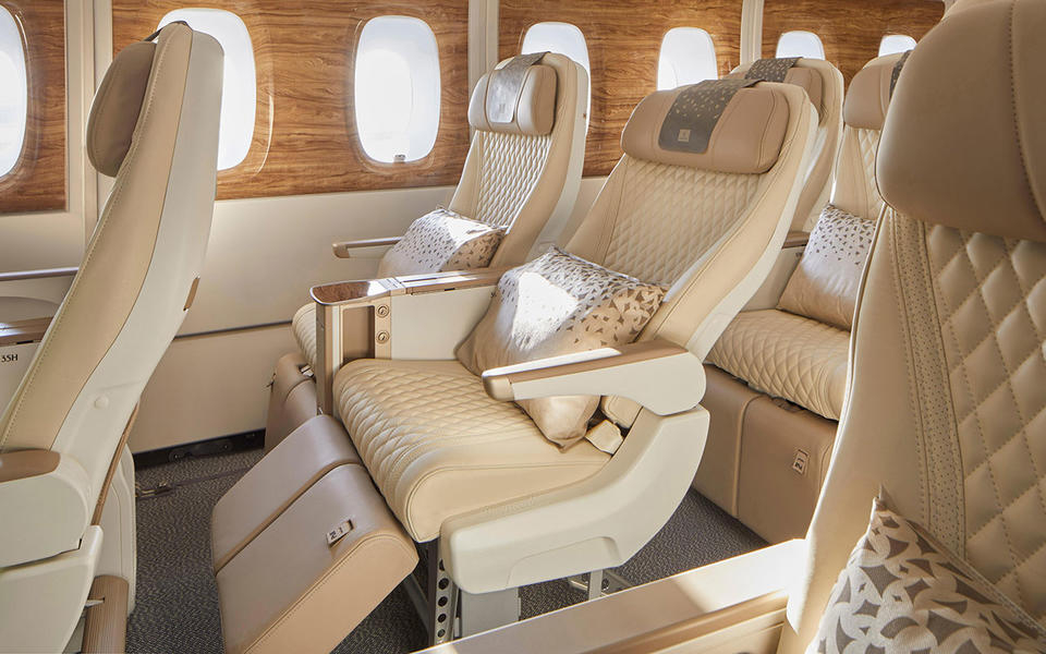 Emirates debuts premium economy cabins with new finishing that echoes
