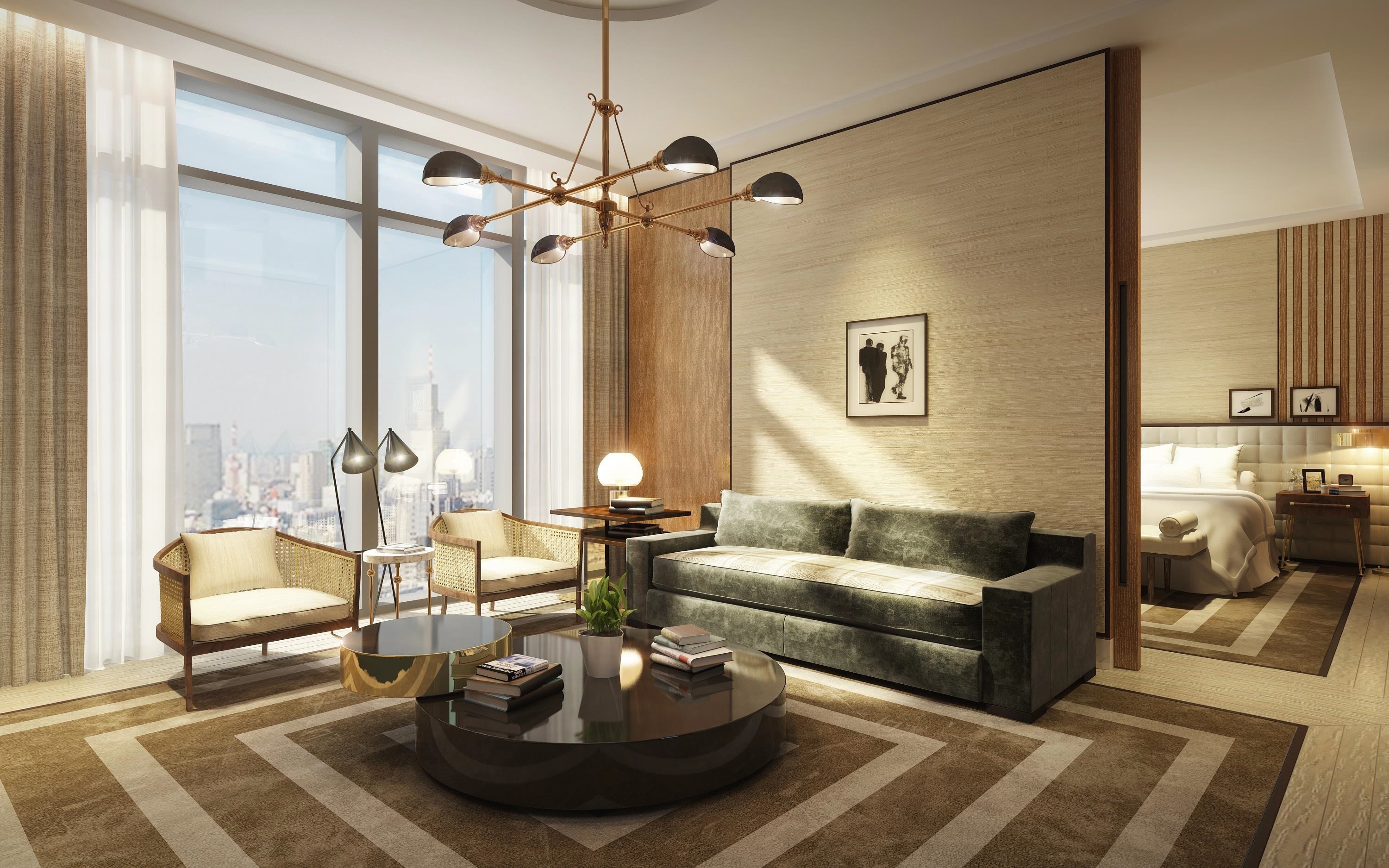 Interiors Revealed For 1960s Inspired Waldorf Astoria Hotel In